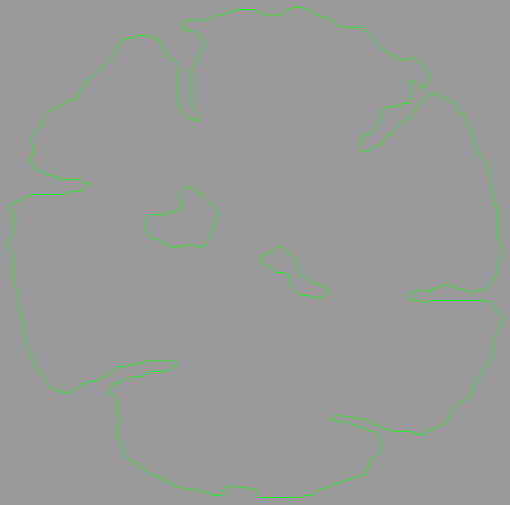 Bloque Autocad Vista de Árbol Color 39 en Planta